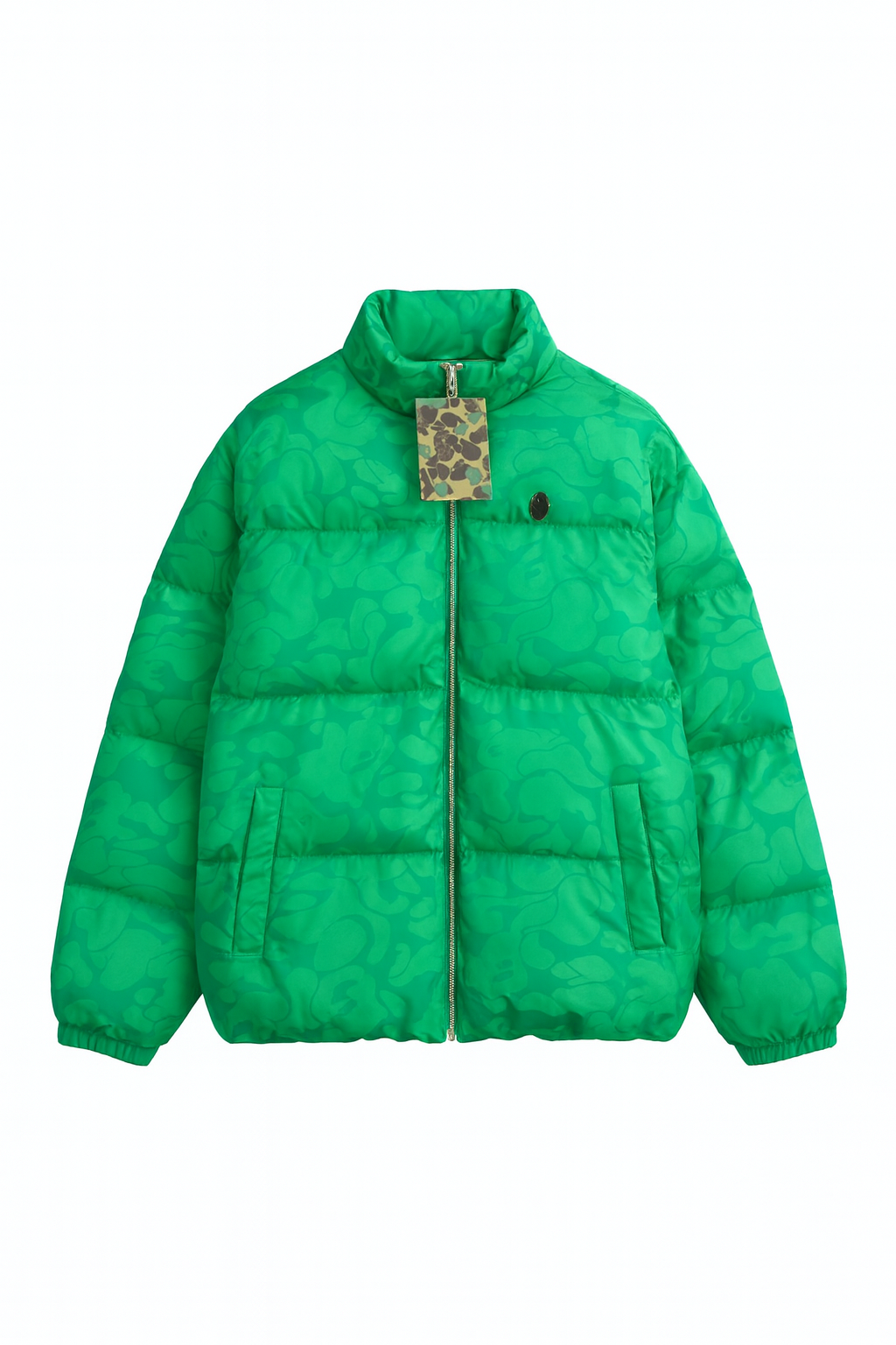 Green Puffer Winter Jacket