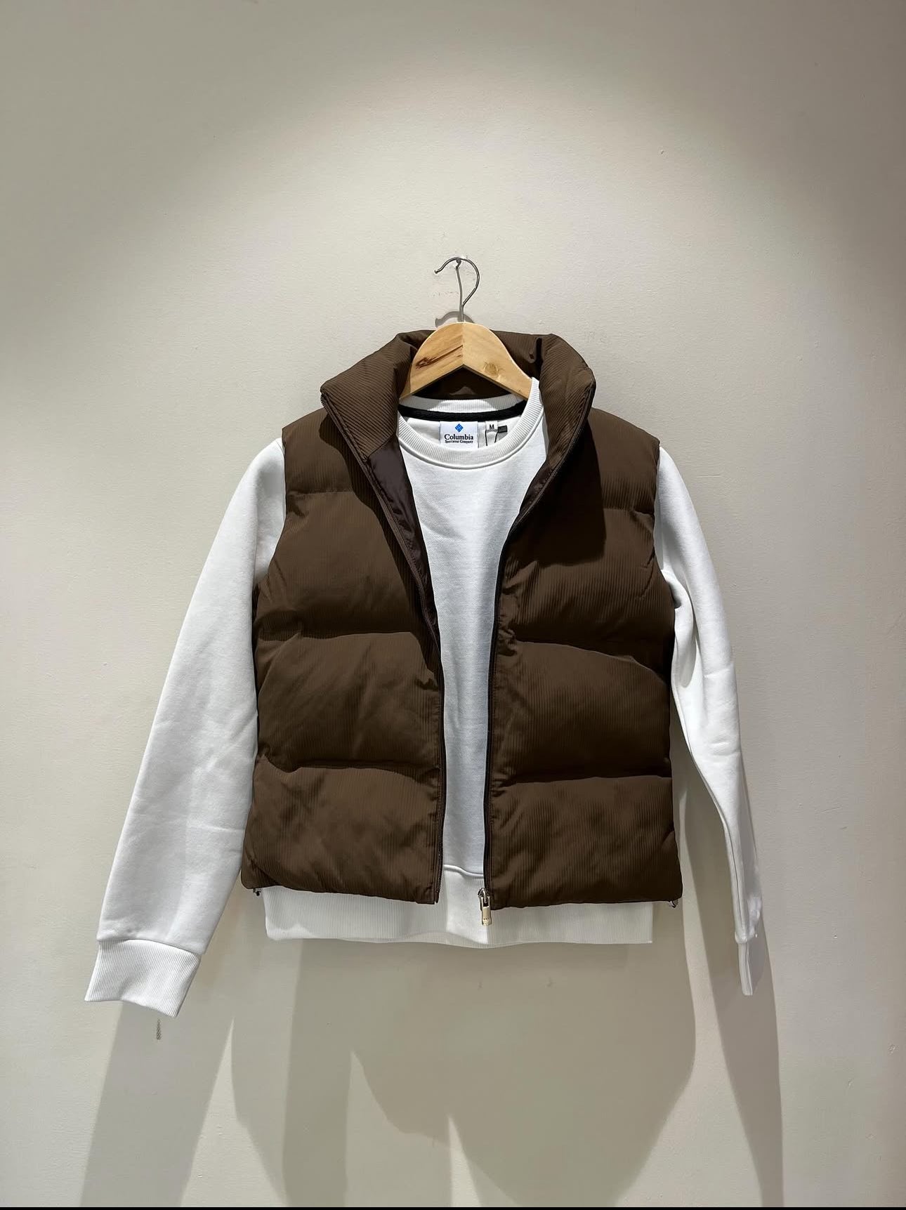 Sleeveless Puffer With SweatShirt Combo Winter Wear