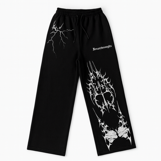 Baggy Pants White & Black Both Designer Oversized TrackPant