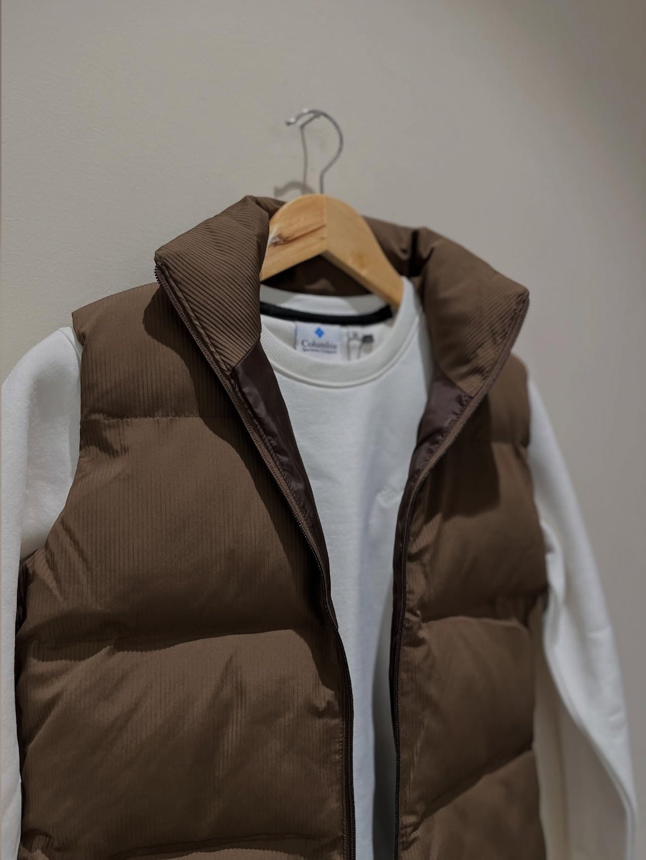 Sleeveless Puffer With SweatShirt Combo Winter Wear