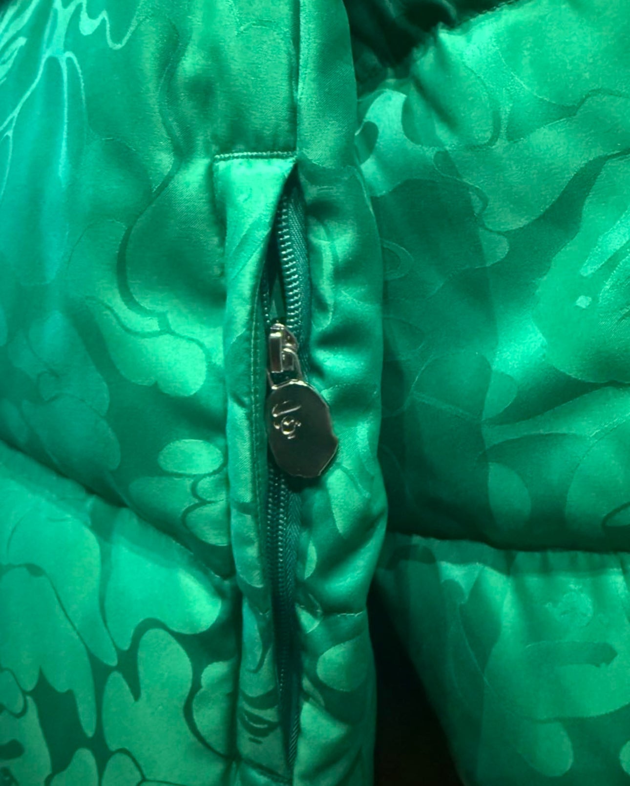 Green Puffer Winter Jacket
